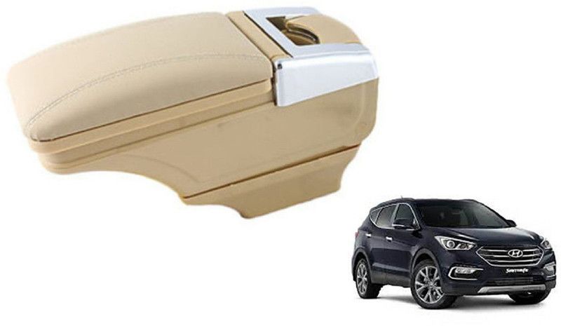 Auto Oprema Centre Car Armrest Beige Color Aar-240 Car Armrest  (Hyundai, SantaFe)