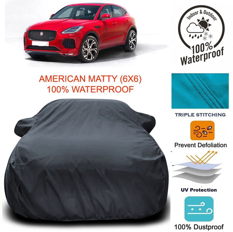 Dvis Car Cover For Jaguar E Pace (With Mirror Pockets)  (Grey)