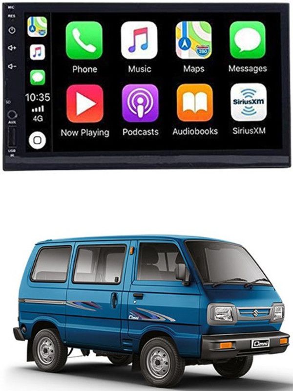RKPSP 7 INCH Full Double Din Car Screen Stereo Media Player Audio Video Touch Screen Stereo Full HD with MP3/MP4/MP5/USB/FM Player/WiFi/Bluetooth & Mirror Link For Omni Car Stereo  (Double Din)