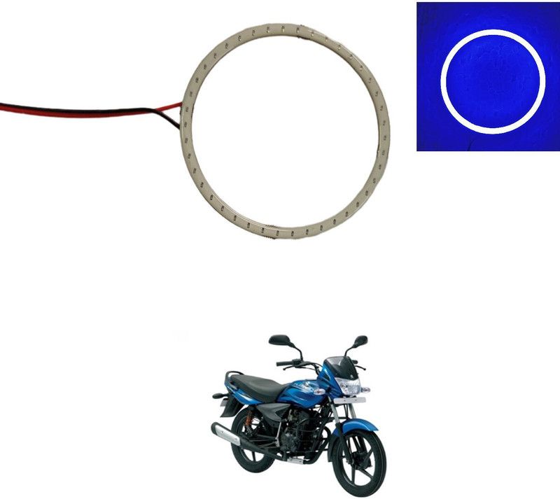 PRTEK 70mm COB Led Angel Eyes Headlight Halo Ring Warning Lamp 123 Projector Lens