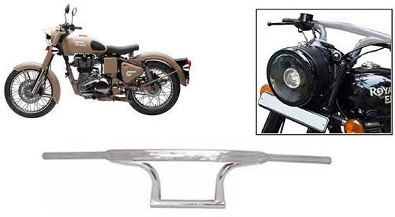 victrix SIDE CURVE HANDLE _CHROME14 Handle Bar  (Silver)