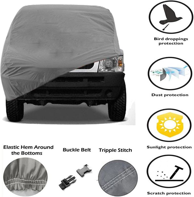 DING-DONG Car Cover For Tata Sumo Victa (Without Mirror Pockets)  (Grey)