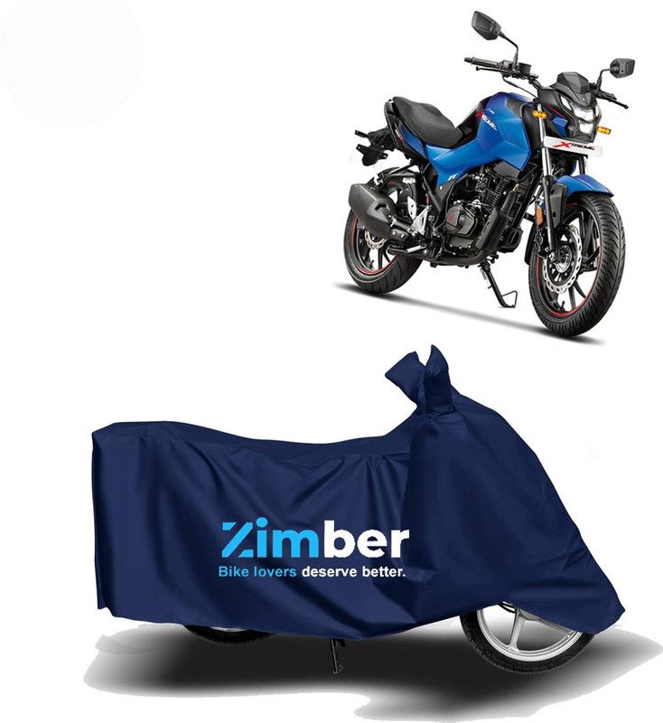 ZIMBER Two Wheeler Cover for Hero  (Xtreme, Blue)