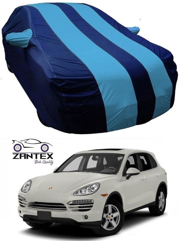 ZANTEX Car Cover For Porsche Cayenne (With Mirror Pockets)  (Blue)