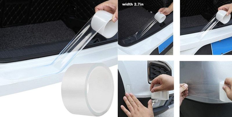 XZRTZ white Car Door Edge EntrY Bumper Guard Scratch Protection Strip for Most Cars Car Beading Roll For Bumper, Door, Grill and Garnish Cover, Trunk, Window, Window Sill  (5 m)