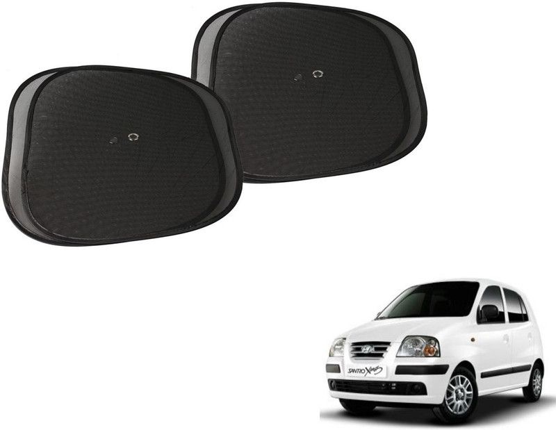 AUTYLE Side Window, Rear Window Sun Shade For Hyundai Santro Xing  (Black)