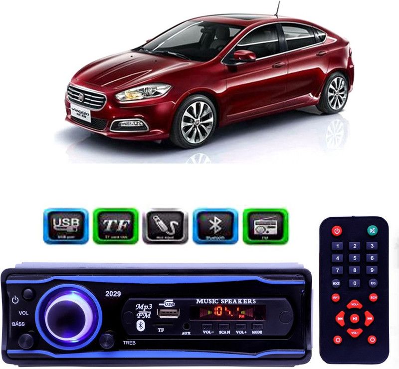 Genipap STEREO-999 BLUETOOTH/USB/SD/AUX/FM/MP3 (BLUE & Black)-123 Car Stereo  (Single Din)