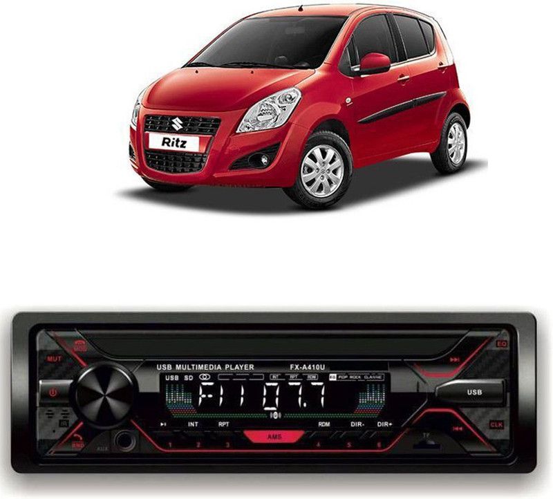 Genipap Car Stereo FX- A100U Car Stereo with Bluetooth, USB, SDCard , Aux G-331 Car Stereo  (Single Din)