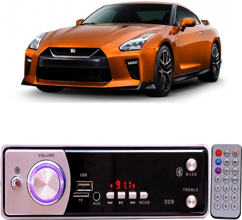 Bluedrum Silver009 BLUETOOTH/USB/SD/AUX/FM/MP3 Car Stereo ( Single Din) B-438 Car Stereo  (Single Din)