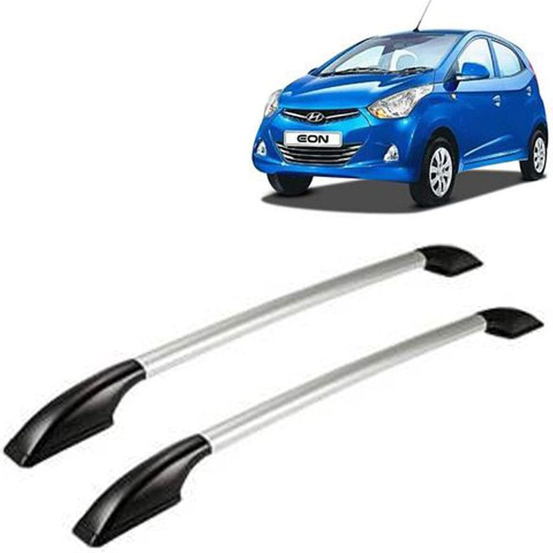 VOCADO Exclusive Car Stylish Drill free Roof Rails Black & Silver For Hyundai Eon Car Beading Roll For Bumper, Grill and Garnish Cover, Window  (10 m)