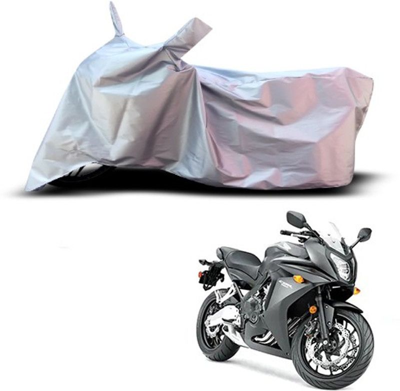 APNEK Waterproof Two Wheeler Cover for Honda  (CBR 600 RR, Silver)