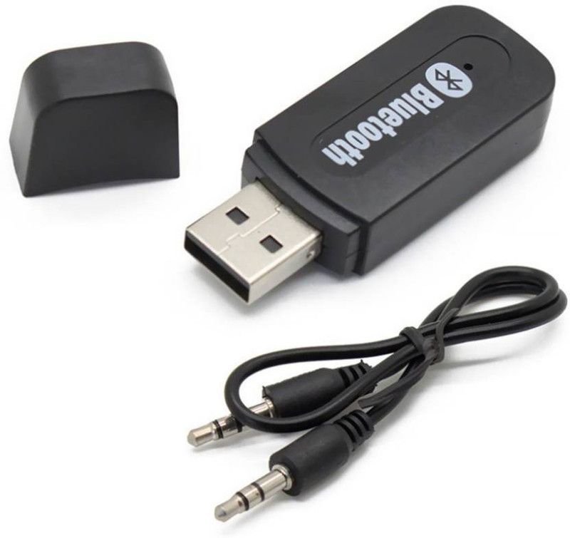 DICE v2.0 Car Bluetooth Device with Audio Receiver  (Black)
