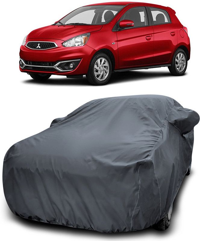 THE REAL ARV Car Cover For Mitsubishi Mirage (With Mirror Pockets)  (Grey)