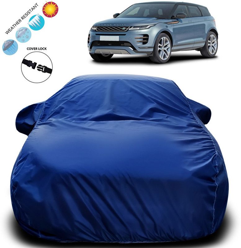 Purpleheart Car Cover For Land Rover Range Rover Evoque Facelift (With Mirror Pockets)  (Blue, For 2020 Models)
