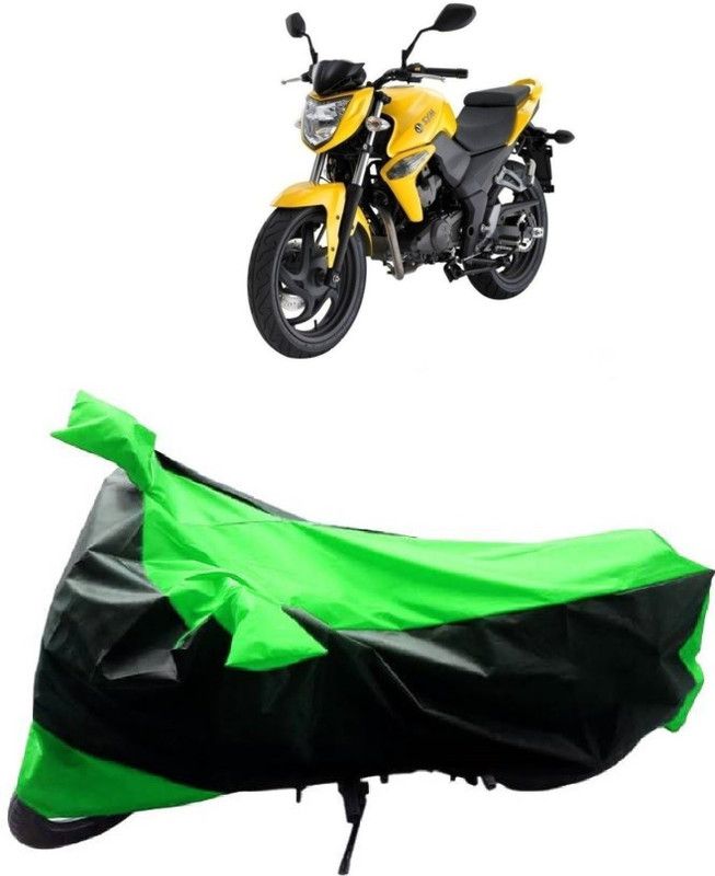 MoTRoX Two Wheeler Cover for Mahindra  (Stallio, Green, Black)