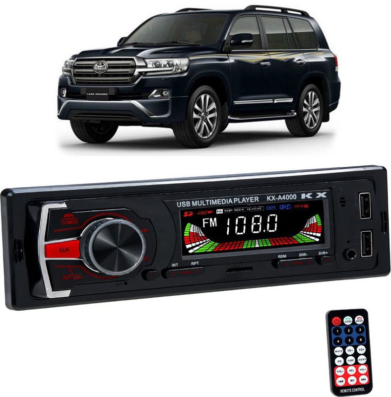 JBRIDERZ KX-A4000 with AUX/Bluetooth/USB/ MP3 B 584 Car Stereo  (Single Din)