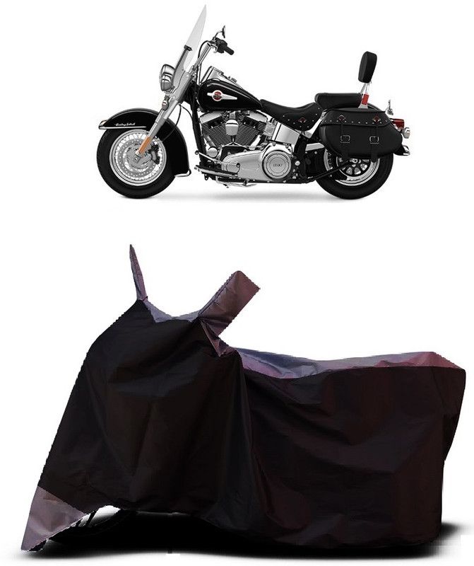 OliverX Waterproof Two Wheeler Cover for Harley Davidson  (Heritage Softail Classic, Grey)