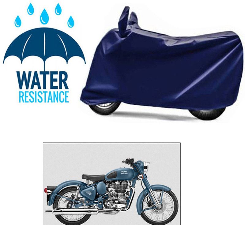 RONISH Waterproof Two Wheeler Cover for Royal Enfield  (Select, Blue)