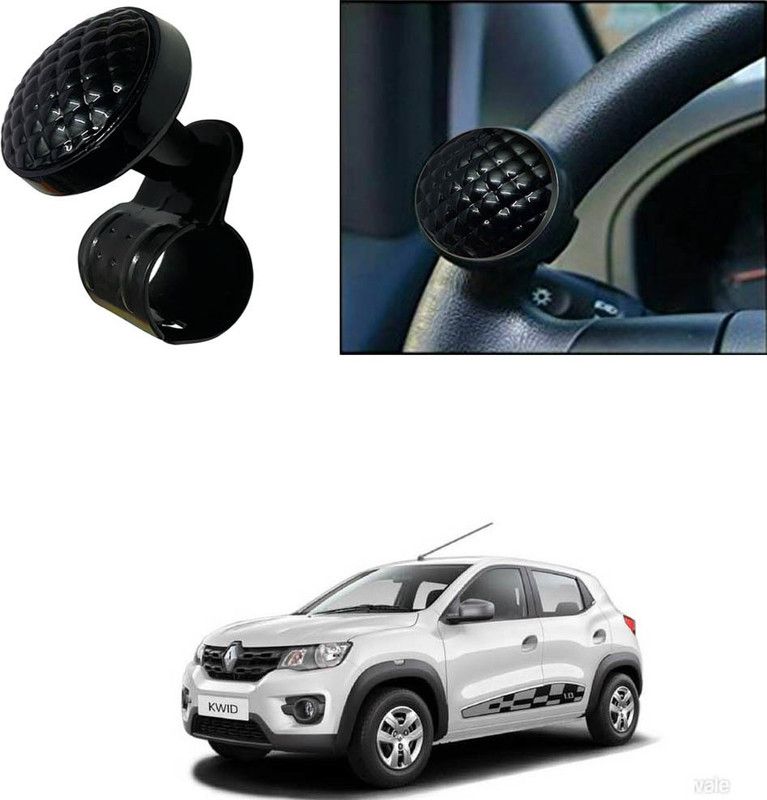 Etradezone Metal Car Steering Knob  (Black)