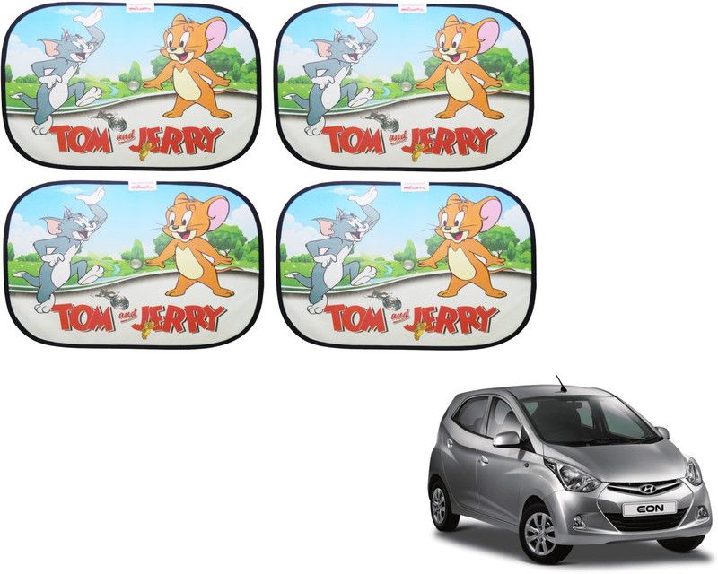 AUTYLE Side Window, Rear Window Sun Shade For Hyundai Eon  (Multicolor)