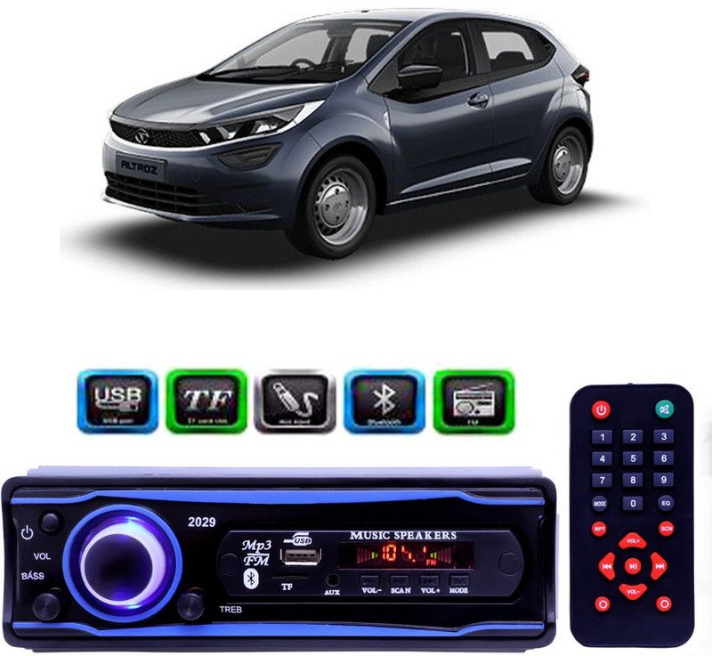 Genipap STEREO-999 BLUETOOTH/USB/SD/AUX/FM/MP3 (BLUE & Black)-508 Car Stereo  (Single Din)