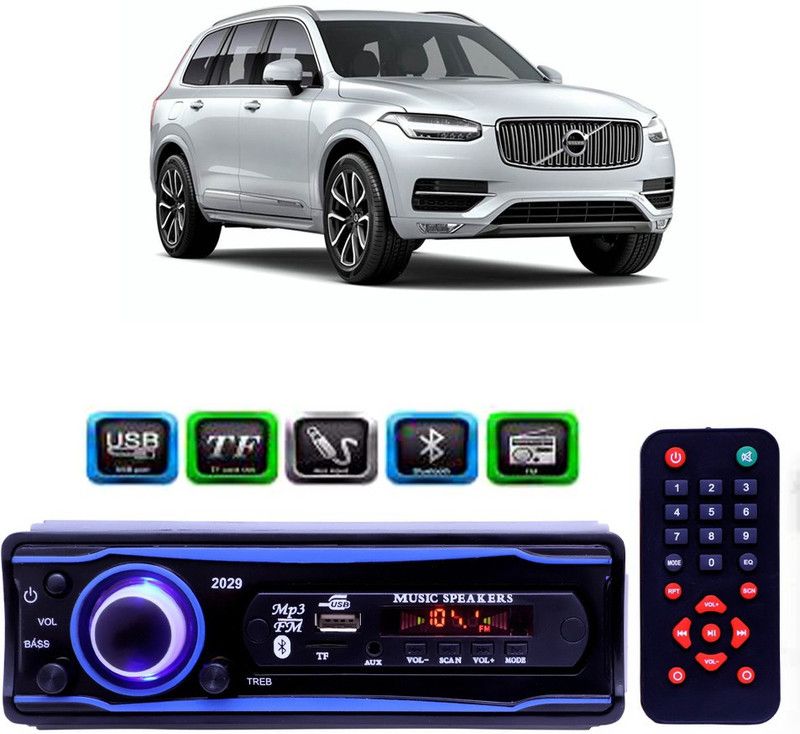 Genipap STEREO-999 BLUETOOTH/USB/SD/AUX/FM/MP3 (BLUE & Black)-633 Car Stereo  (Single Din)