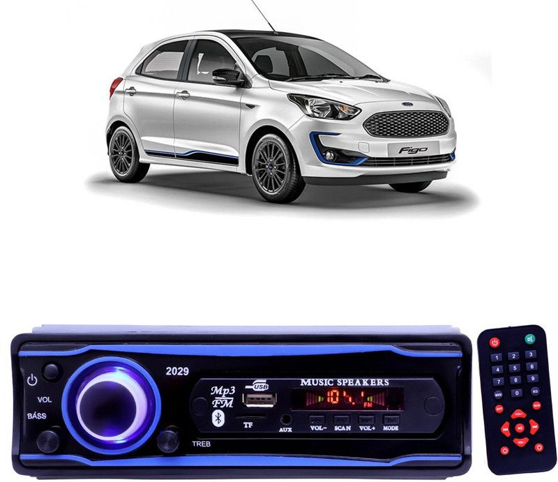EverLand Blue 2029 USB/AUX/SD/BLUETOOTH/FM/MP3 BOOM MASTER STANDARD- E 134 Car Stereo  (Single Din)