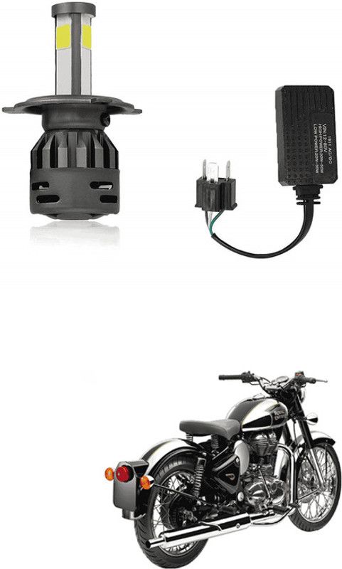 LOVMOTO LED Headlight Bulb with Cooling Fan Conversion Kit for Bike42 Bike Headlight Mount