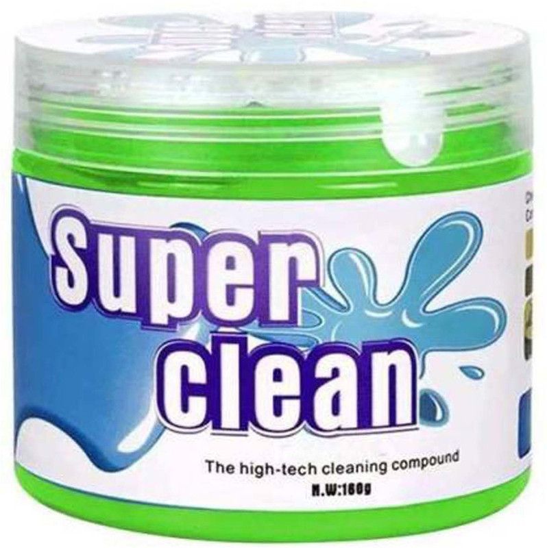Super clean Dust Cleaning Jelly for Computers, Laptops, Mobiles, Gaming Vehicle Interior Cleaner Multipurpose Keyboard Laptop Car Interior Ac Vent Dust Cleaning Slime Gel Jelly Vehicle Interior Cleaner  (160 ml)