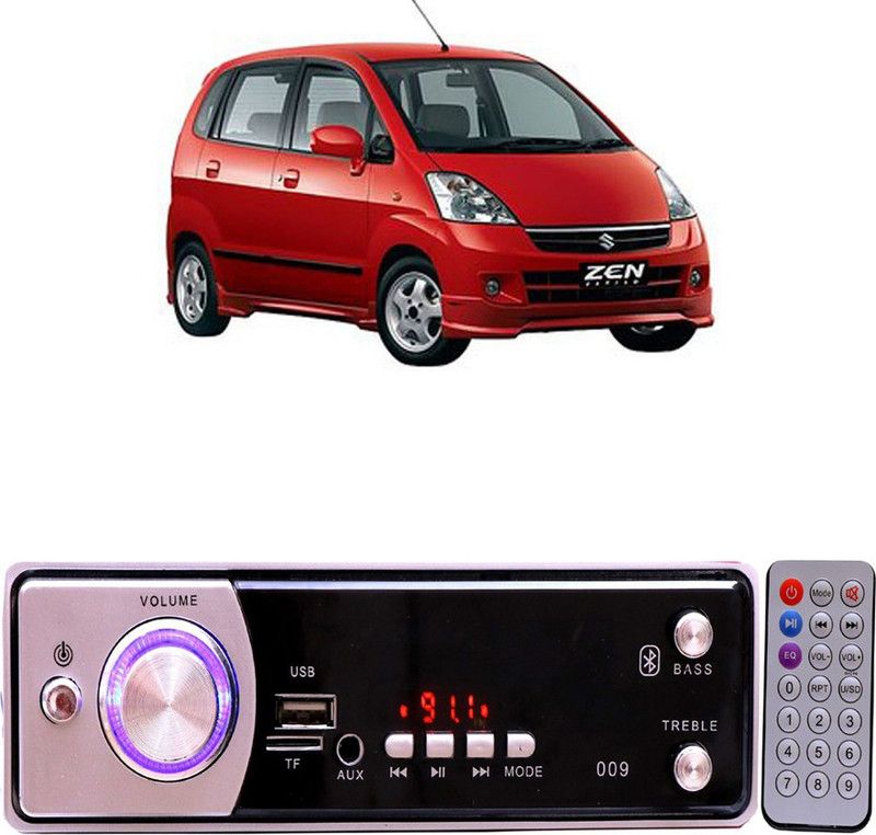Purpleheart Silver009 BLUETOOTH/USB/SD/AUX/FM/MP3 Car Stereo ( Single Din) P-356 Car Stereo  (Single Din)