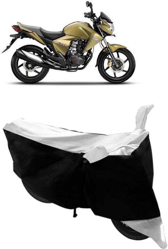 BIKECOVER Two Wheeler Cover for Honda  (Dazzler, White)