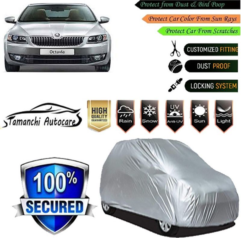 Tamanchi Autocare Car Cover For Skoda Laura  (Silver)