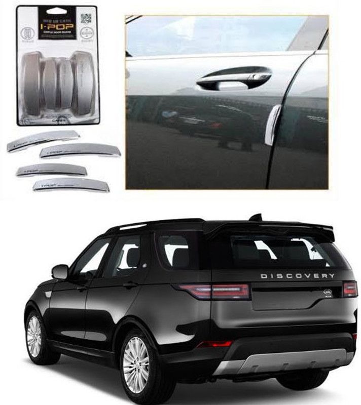 ACCESSORIQUE Plastic Car Door Guard  (Silver, Pack of 4, Land Rover, Universal For Car)