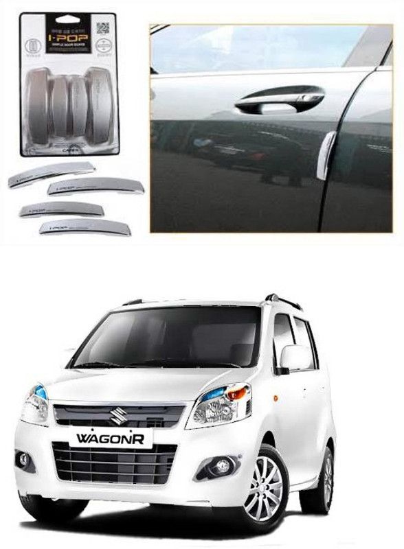 ACCESSORIQUE Plastic Car Door Guard  (Silver, Pack of 4, Maruti, WagonR)