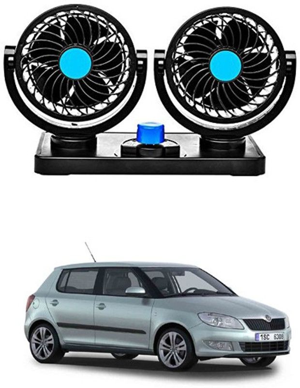 RKPSP 360 Degree Car Fan - 12V,Dual Head Fans,Car dashboard fan For Fabia Car Interior Fan  (12 V)