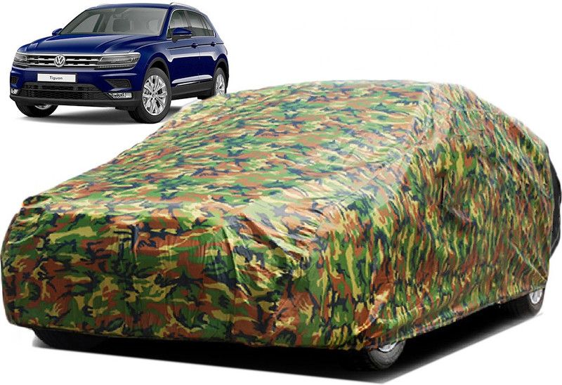 Kuchipudi Car Cover For Volkswagen Tiguan (Without Mirror Pockets)  (Multicolor)