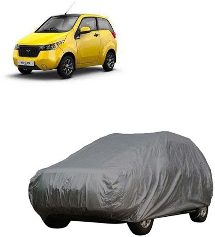 Kuchipudi Car Cover For Mahindra e2o (Without Mirror Pockets)  (Grey, For 2005, 2006, 2007, 2008, 2009, 2010, 2011, 2012, 2013, 2014, 2015, 2016, 2017, 2018, 2019, NA Models)