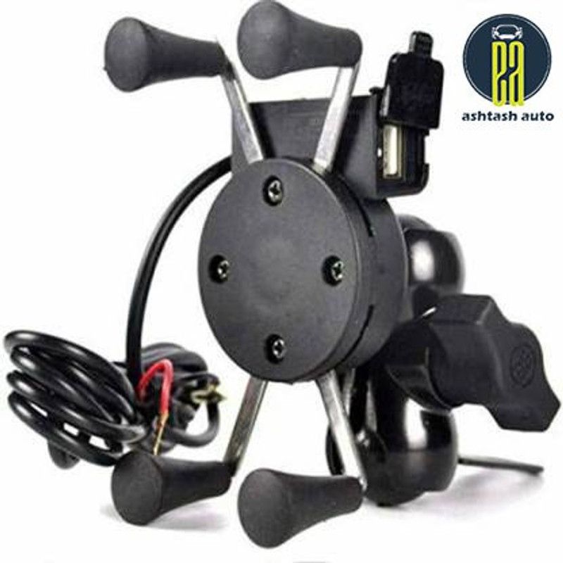 ASHTASH AUTO Bike Mobile Holder  (Black)
