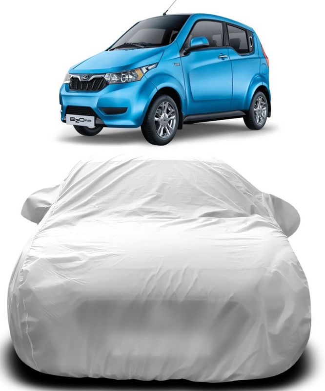 APNEK Car Cover For Mahindra e2o (With Mirror Pockets)  (Silver)
