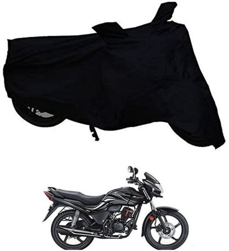 Feelitson Two Wheeler Cover for Hero  (Passion Xpro, Black)