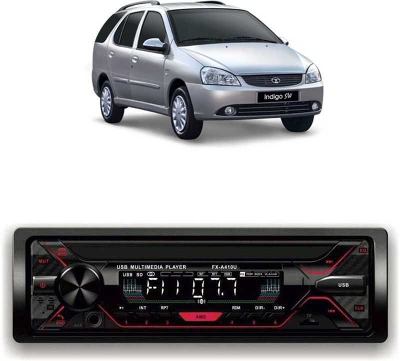 JBRIDERZ Car Stereo FX- A410U Car Stereo with Bluetooth, USB, SDCard , Aux B-524 Car Stereo  (Single Din)