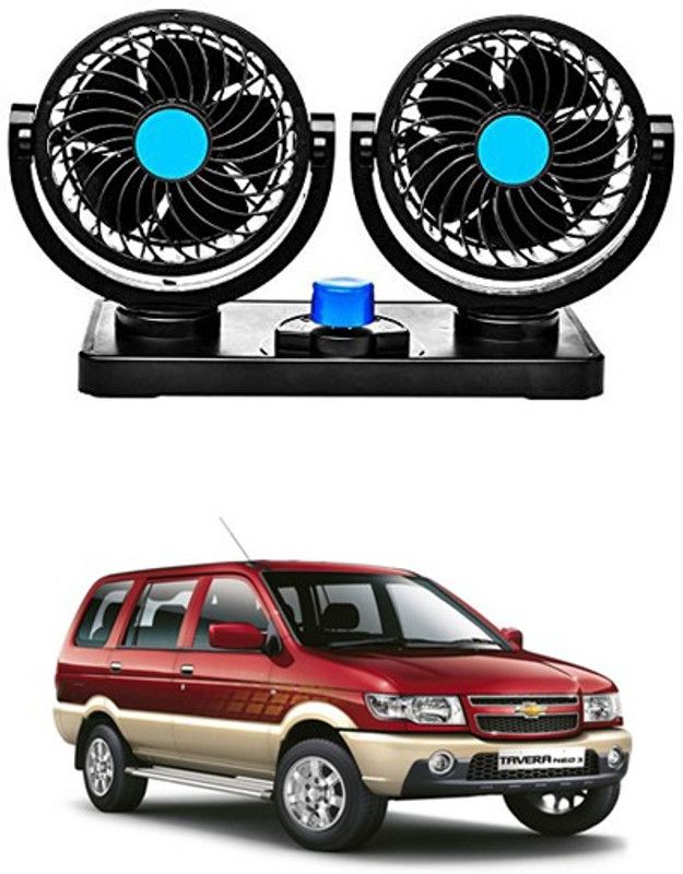 RKPSP 360 Degree Car Fan - 12V,Dual Head Fans,Car dashboard fan For Tavera Car Interior Fan  (12 V)