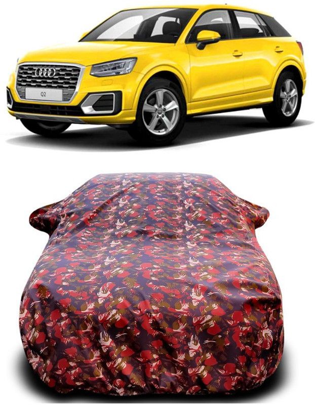 Genipap Car Cover For Audi Q2 (With Mirror Pockets)  (Multicolor)