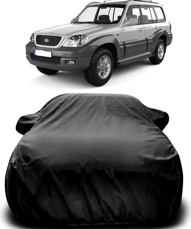 AUTOGARH Car Cover For Hyundai Terracan (With Mirror Pockets)  (Black)