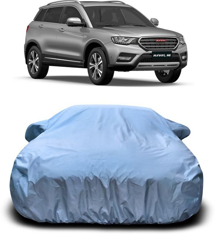 Genipap Car Cover For Haval H6 (With Mirror Pockets)  (Silver)