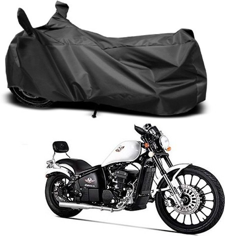 Gavya Waterproof Two Wheeler Cover for FAB Regal Raptor  (Daytona 350, Black)