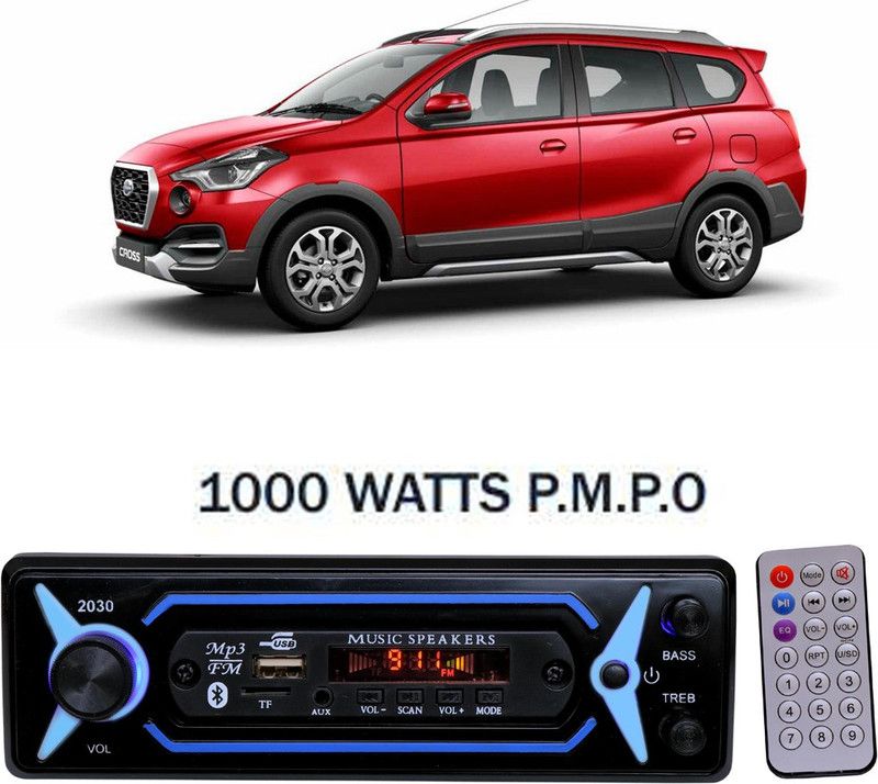 YUNEIK P-2030 Blue BLUETOOTH/USB/SD/AUX/FM/MP3 Car Stereo ( Single Din) Y-99 Car Stereo  (Single Din)