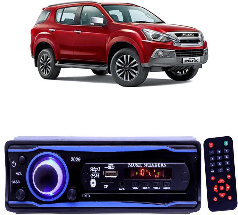 YUNEIK Blue 2029 USB/AUX/SD/BLUETOOTH/FM/MP3 BOOM MASTER STANDARD- Y 215 Car Stereo  (Single Din)