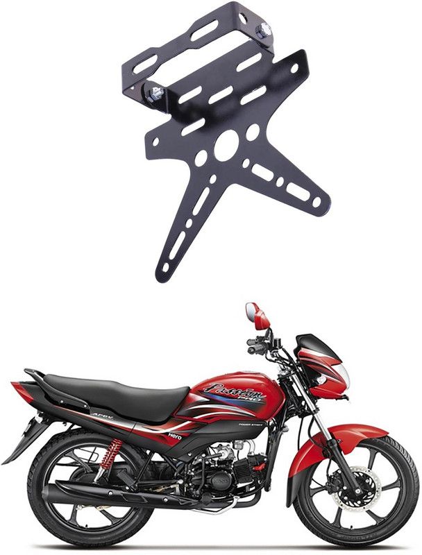 YUNEIK Bike License Number Plate Frame Holder Tail Tidy (Black) Bike Number Plate Y-116 Bike Number Plate  (Aluminium 7 cm x 15 cm)