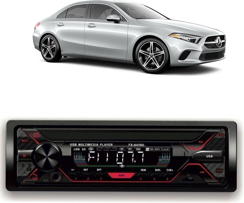 Purpleheart Car Stereo FX- A100U Car Stereo with Bluetooth, USB, SD Card , Aux P-364 Car Stereo  (Single Din)